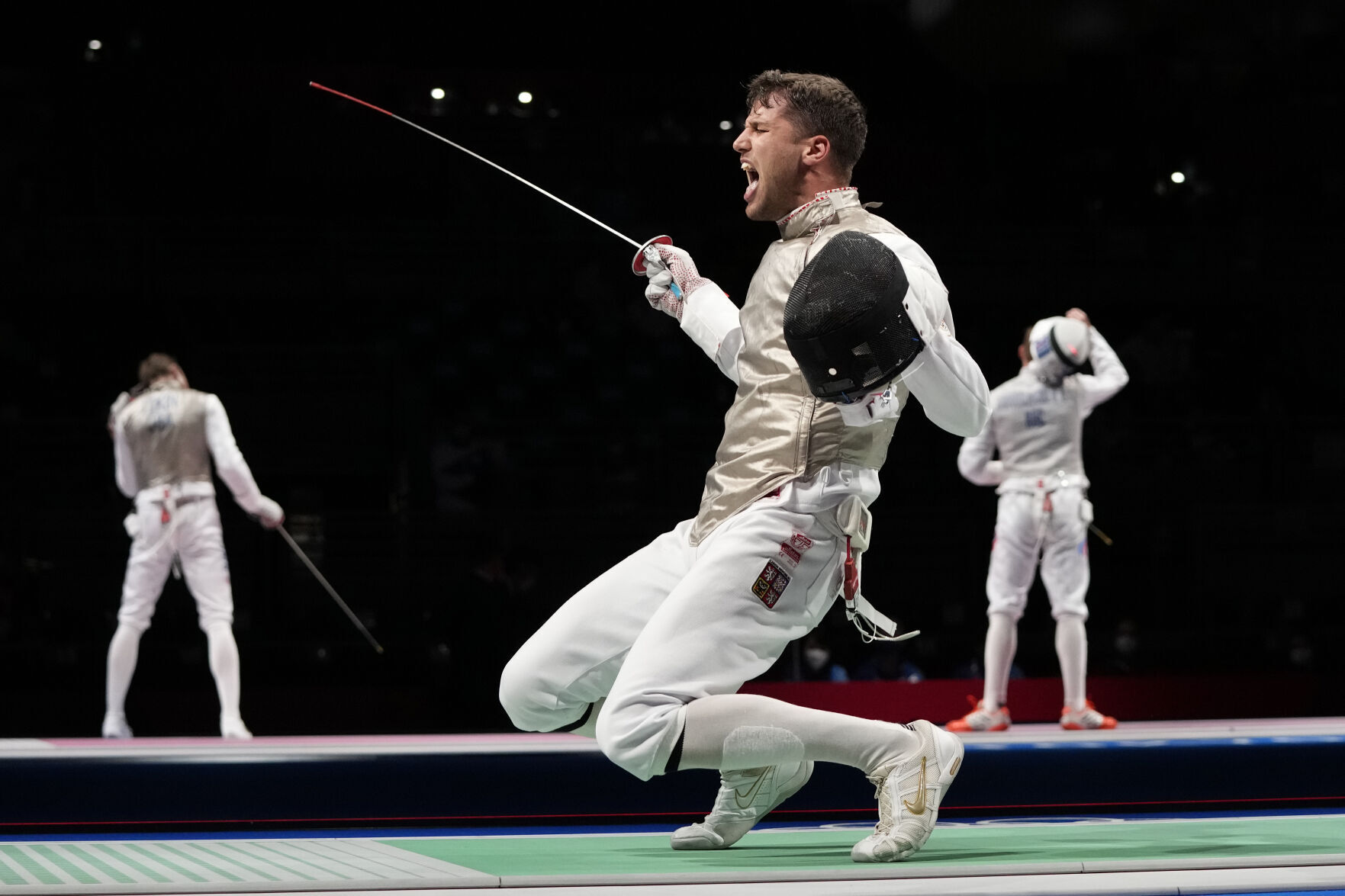 APTOPIX Tokyo Olympics Fencing